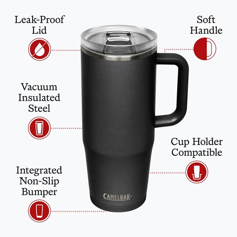 Thermobecher CamelBak Thrive Mug Insulated SST 950 ml black 6