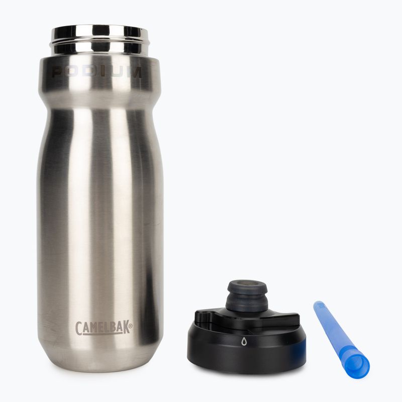 Fahrrad Trinkflasche CamelBak Podium Insulated Steel 530 ml stainless 6