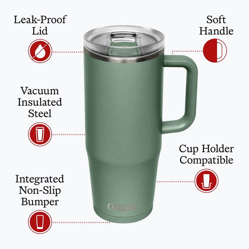 Thermobecher CamelBak Thrive Mug Insulated SST 950 ml moss 6