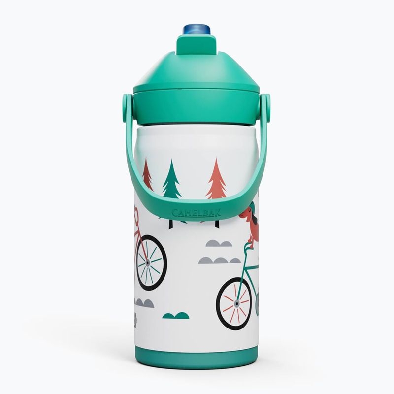 Thermosflasche CamelBak Thrive Flip Straw Kids Insulated SST 350 ml biking dogs 2