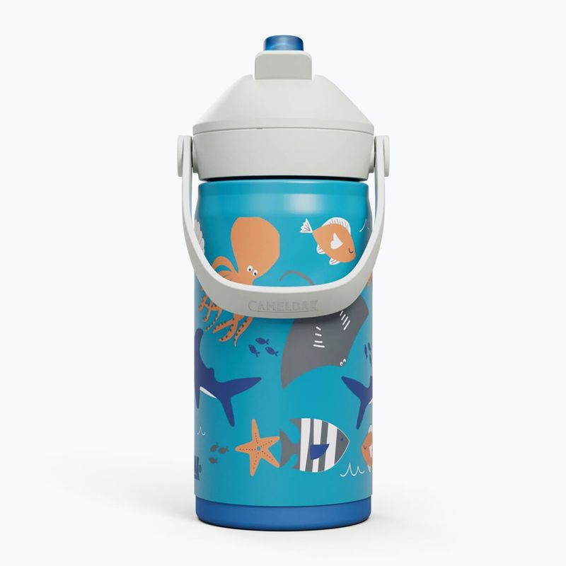 Thermosflasche CamelBak Thrive Flip Straw Kids Insulated SST 350 ml ocean life 2