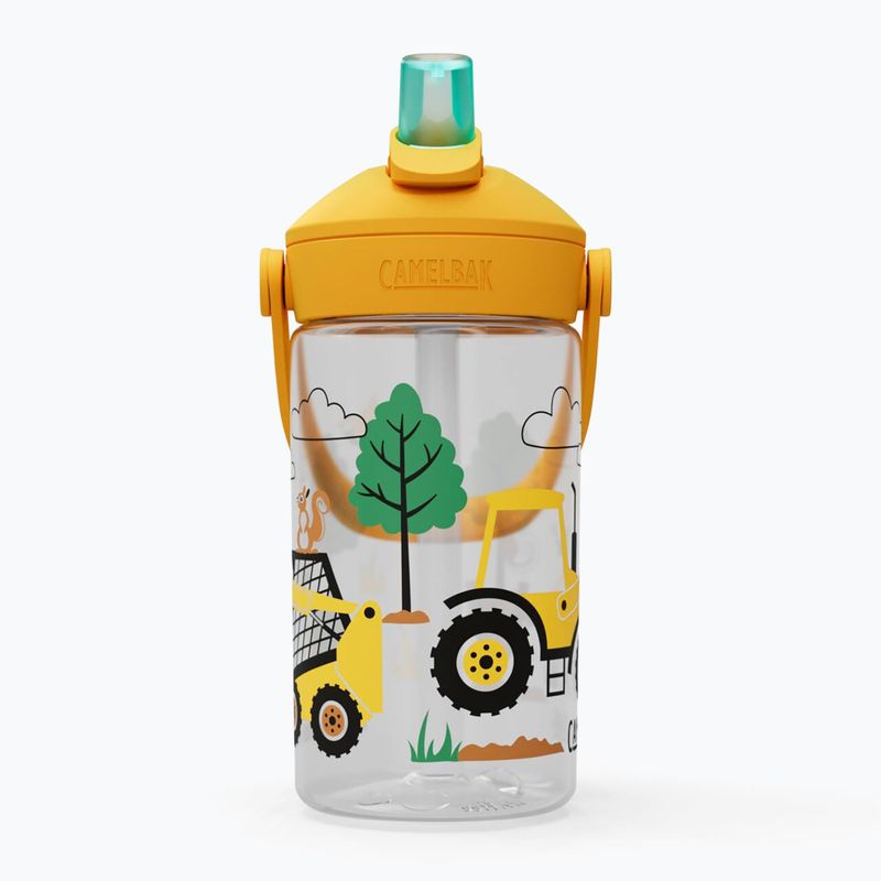 Outdoor Flasche CamelBak Thrive Flip Straw Kids 400 ml tractors and trees 2