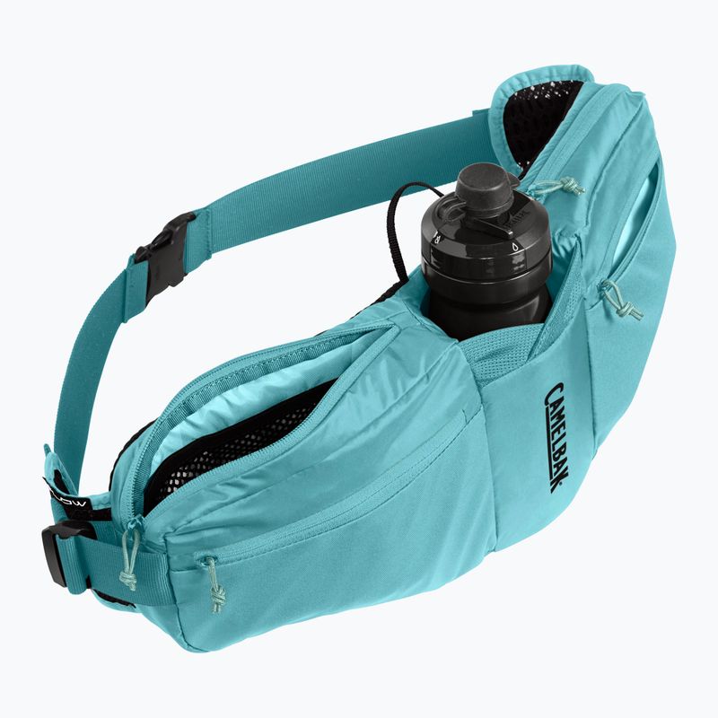 Bauchtasche CamelBak Podium Flow 4 l z Wasserflascheem 620 ml arctic blue 6