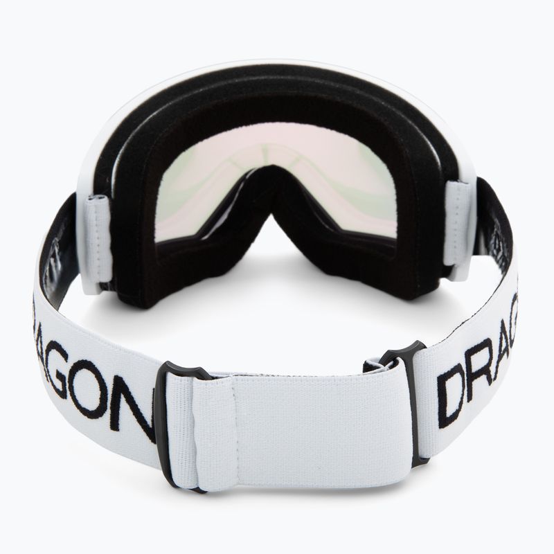 Skibrille Dragon DX3 OTG white/lumalens pink ion 3