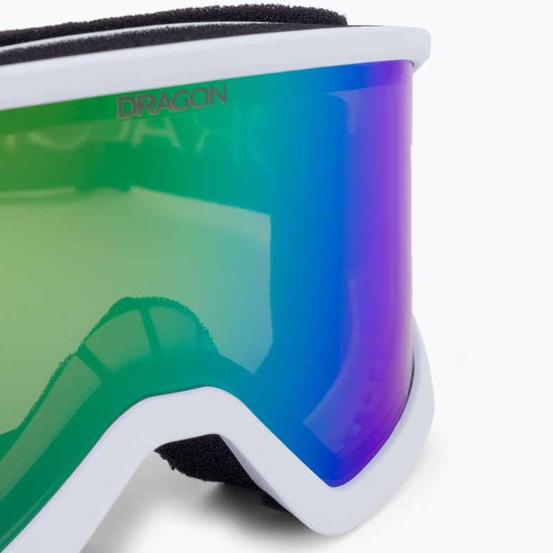 Dragon DX3 OTG Skibrille weiß und grün 5