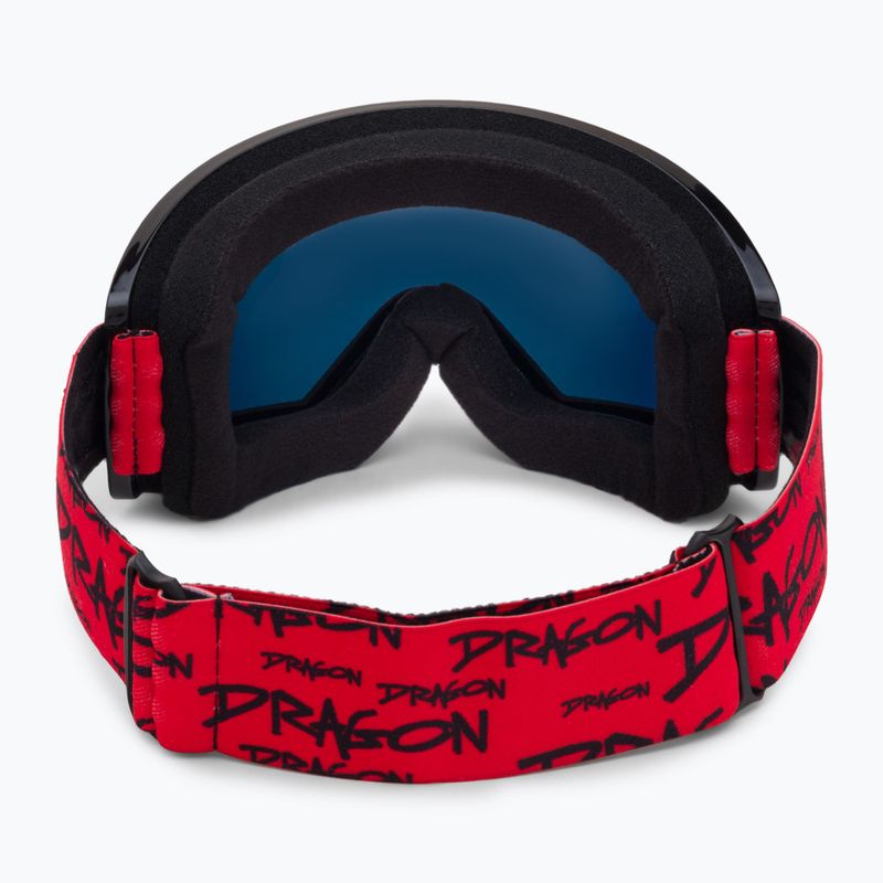 Dragon DX3 OTG Tag Skibrille rot 3