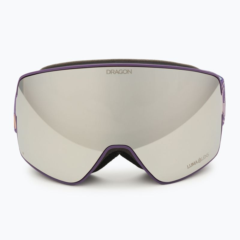 Skibrille DRAGON NFX2 deep plum/lumalens silver ion+lumalens voilet 3