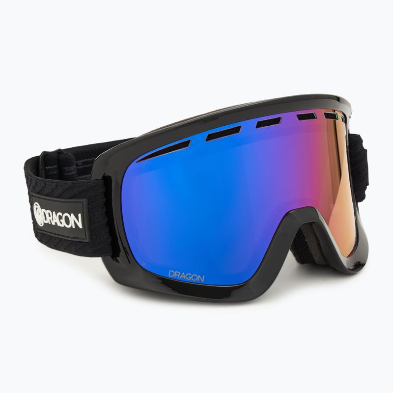 Skibrille DRAGON D1 OTG icon purple/lumalens purple ion+lumalens amber 2