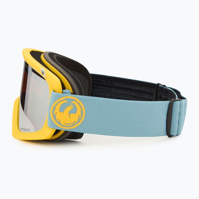 Skibrille DRAGON D1 OTG elemental/lumalens silver ion+lumalens amber 5