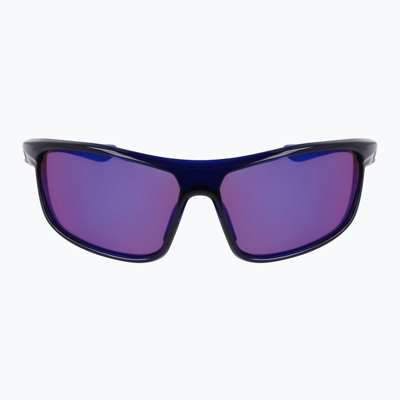 Sonnenbrille Nike Windtrack Run E midnight navy/ road tint/ blue mirror 2
