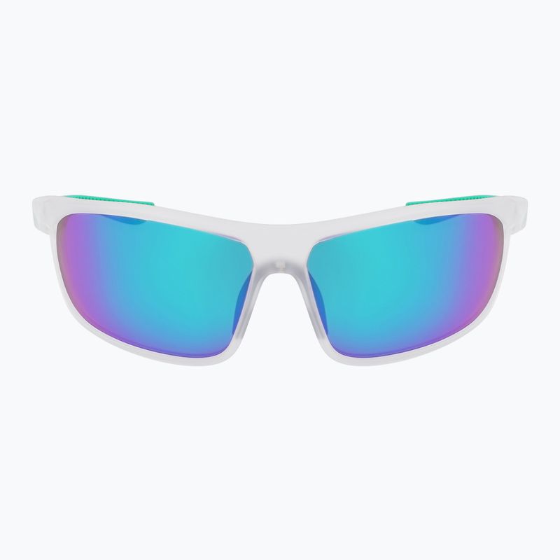 Sonnenbrille Nike Windtrack Run matte clear/ green mirror 2