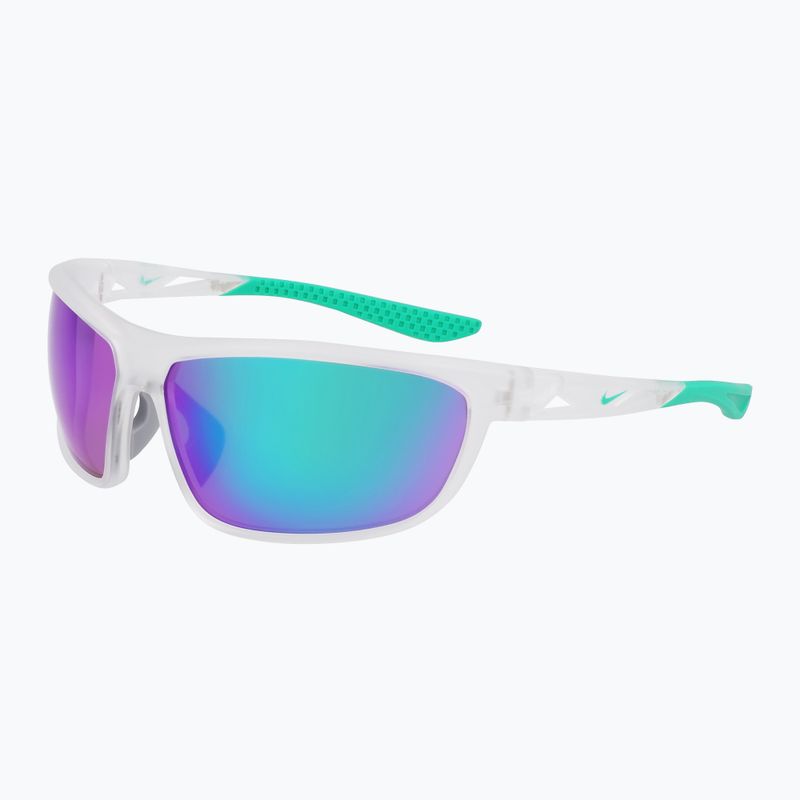 Sonnenbrille Nike Windtrack Run matte clear/ green mirror 3