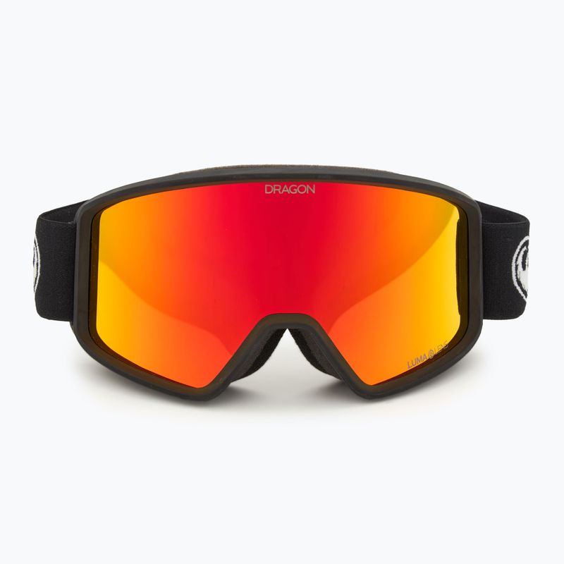 Skibrille DRAGON DXT OTG black/lumalens red ion 2