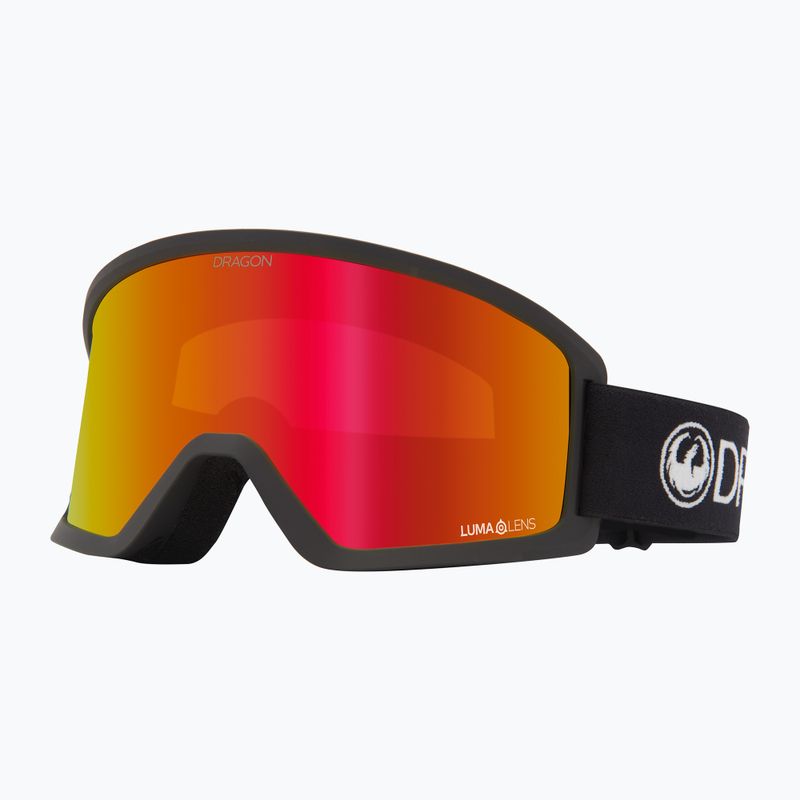 Skibrille DRAGON DXT OTG black/lumalens red ion 5