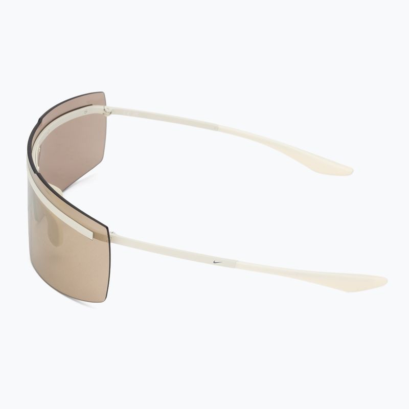Sonnenbrille Nike Echo Shield M matte coconut milk/gold mirror 4