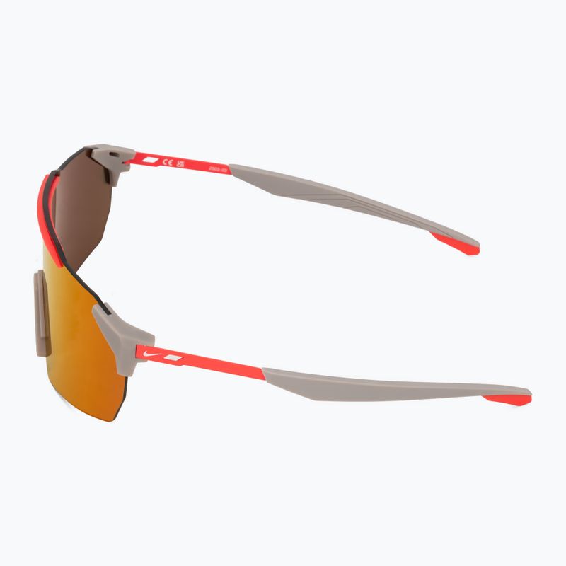Sonnenbrille Nike Limitless Shield college grey/orange mirror 4