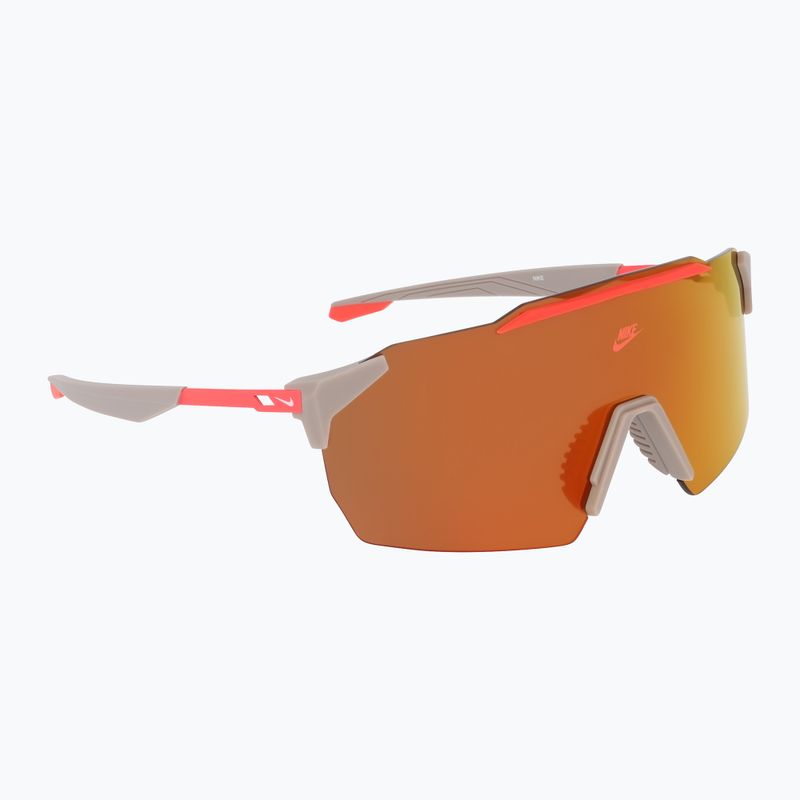 Sonnenbrille Nike Limitless Shield college grey/orange mirror