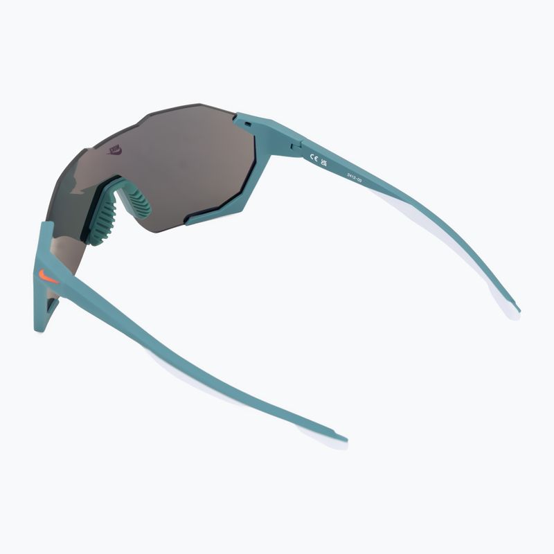 Sonnenbrille Nike Charged Shield matte bicoastal/purple mirror 2