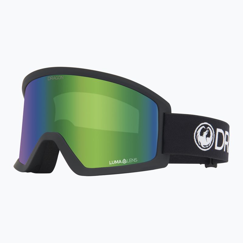 Skibrille DRAGON DX3 L OTG black/Lumalens Green Ion
