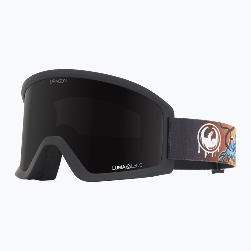Skibrille DRAGON DX3 L OTG dragons breath/lumalens midnight