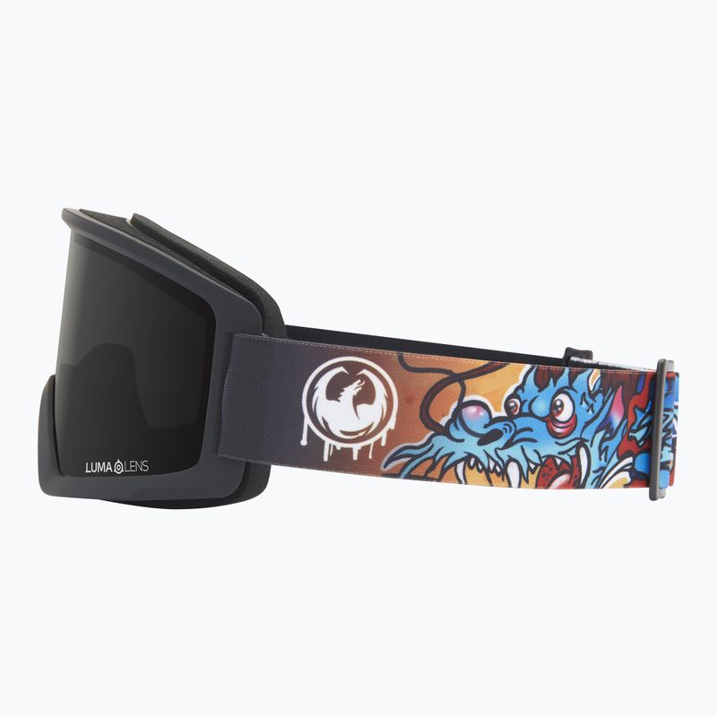 Skibrille DRAGON DX3 L OTG dragons breath/lumalens midnight 3