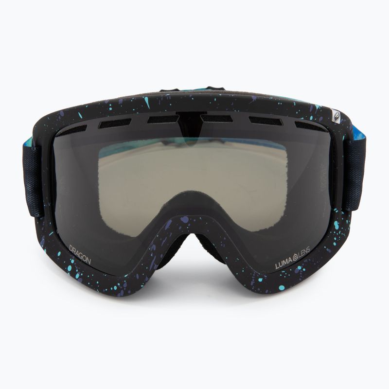 Skibrille DRAGON D1 OTG rattle can/lumalens dark smoke/lumalens flash blue 3
