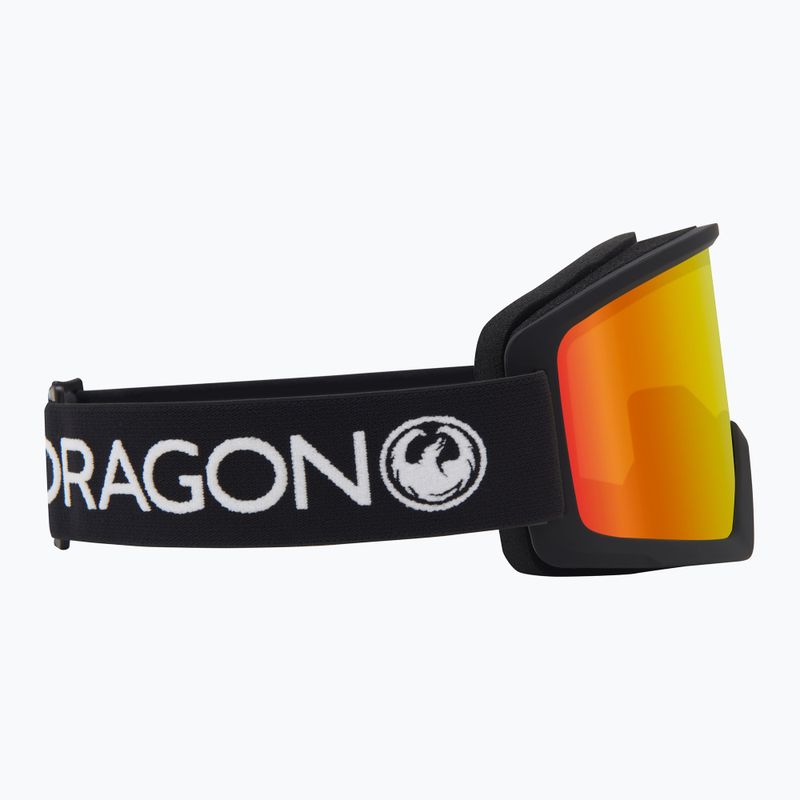 Skibrille DRAGON DX3 OTG Black/Lumalens Red Ion 4