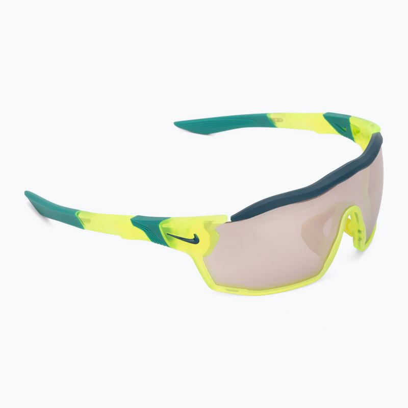 Sonnenbrille Nike Show X Rush matte volt/chrome mirror