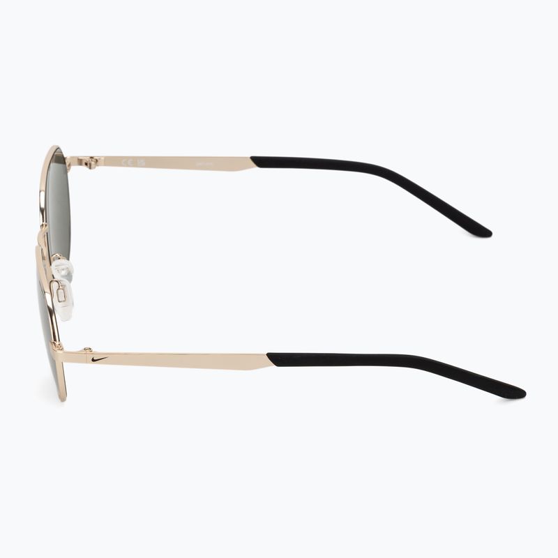 Sonnenbrille Nike Traveler Trend satin gold/green 4