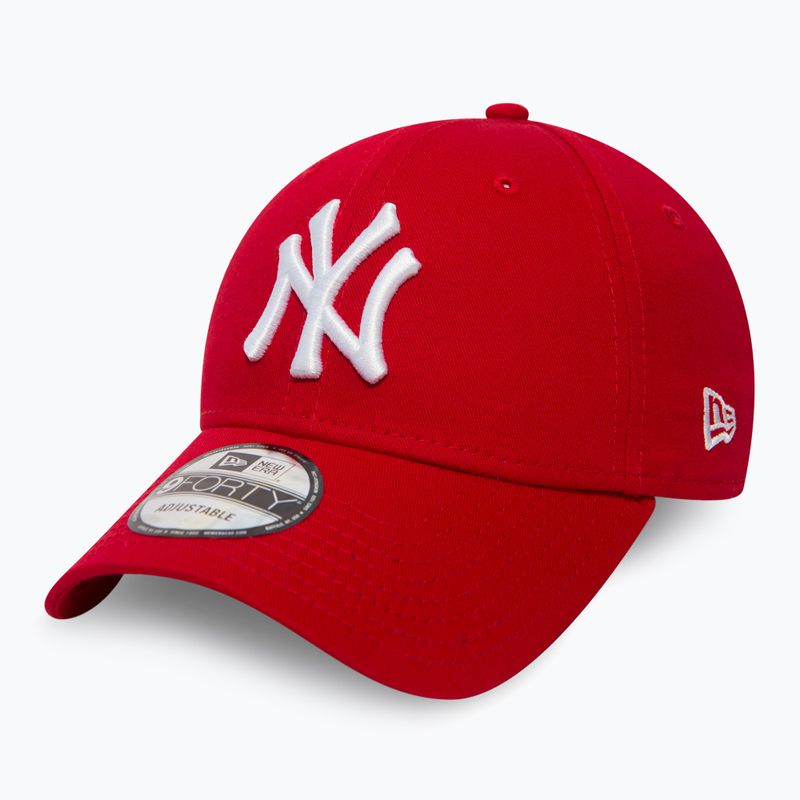 Neue Era League Essential 9Forty New York Yankees Kappe rot