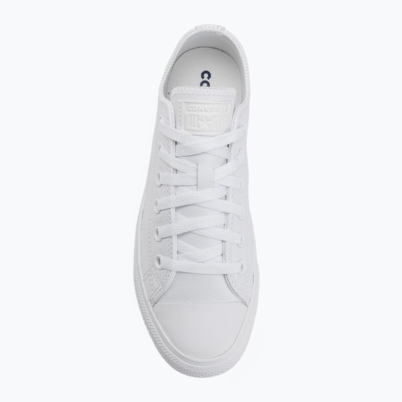Sneaker Converse Chuck Taylor All Star Leather white mono 5