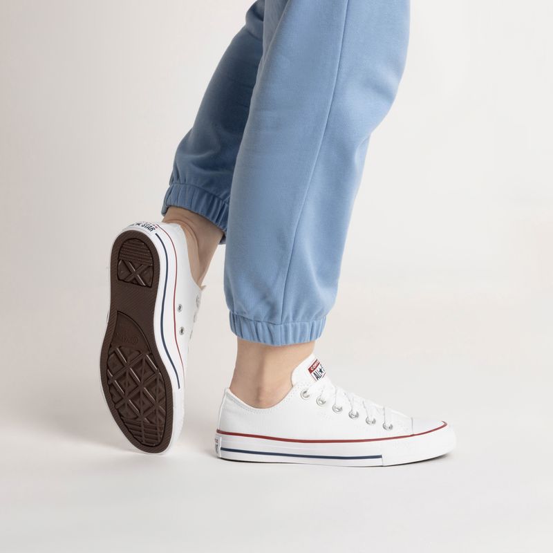 Converse Chuck Taylor All Star Classic Ox optisch weiße Turnschuhe 2