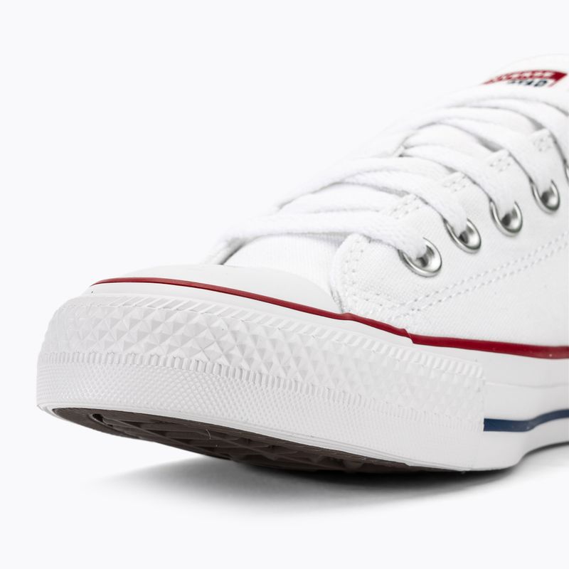 Converse Chuck Taylor All Star Classic Ox optisch weiße Turnschuhe 8