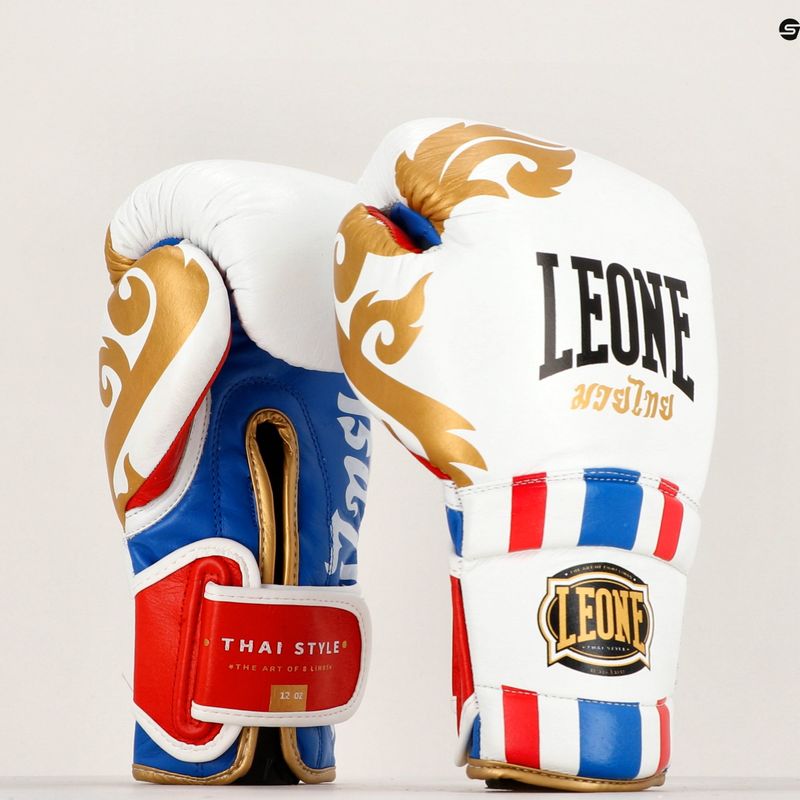 LEONE 1947 Thai Style Boxhandschuhe weiß GN114 16