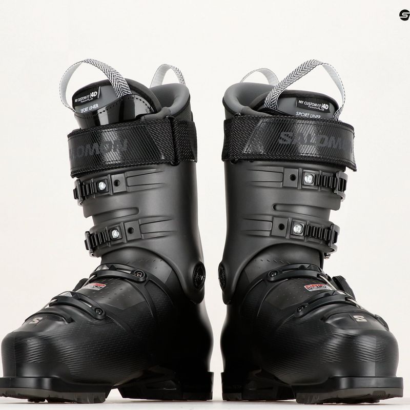 Herren Skischuhe Salomon S Pro Supra Boa 110 schwarz/beluga/titan met. 12