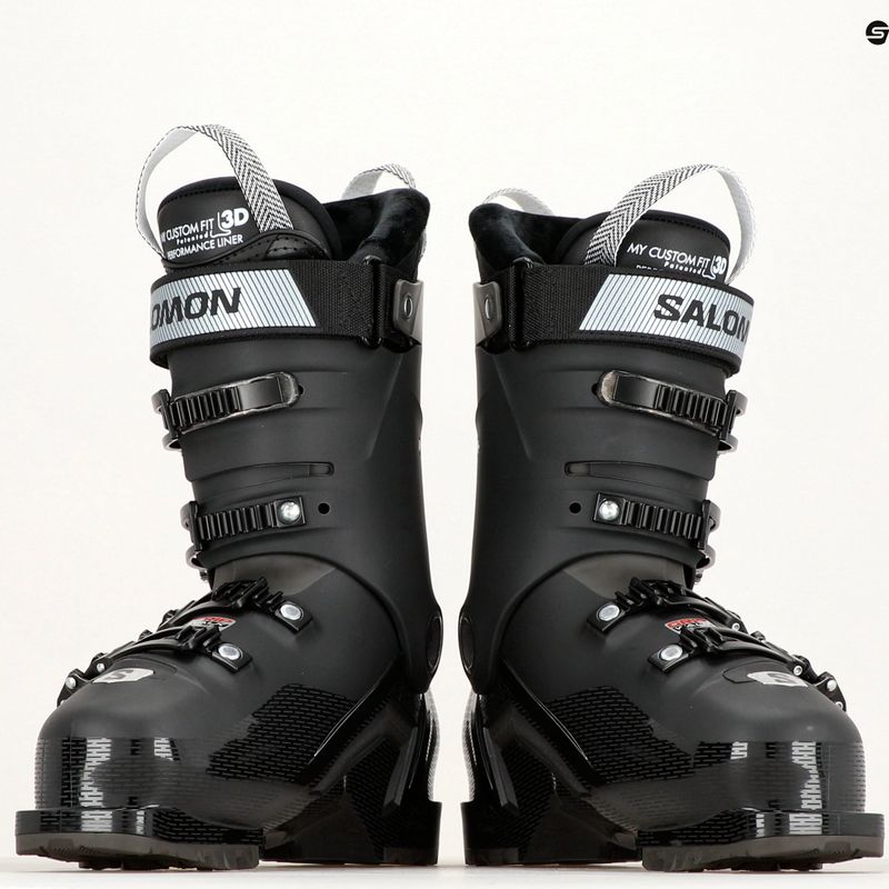 Damen Skischuhe Salomon S Pro HV 90 W schwarz/silber met./beluga 13