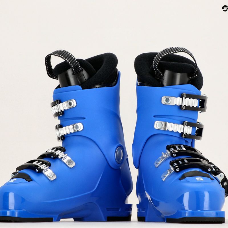 Kinderskischuhe Salomon S Race 60 T M race blau/weiß/process blue 11