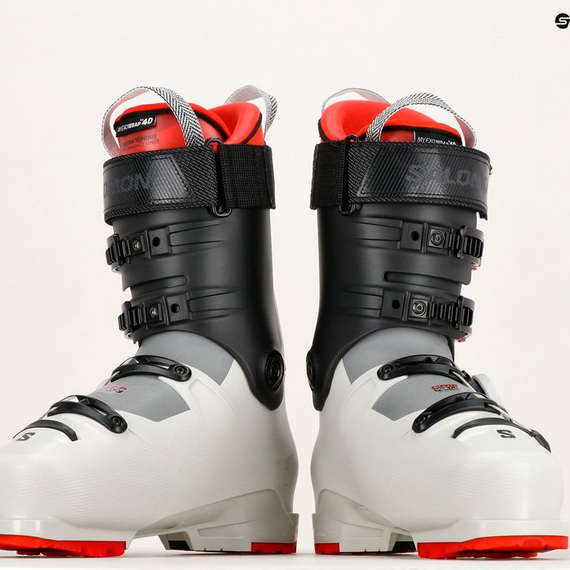 Herren Skischuhe Salomon S Pro Supra Boa 120 grau aurora/schwarz/rot 13