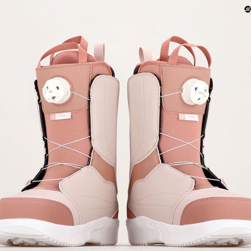 Snowboard-Boots für Damen Salomon Pearl Boa ash rose/lilac ash/white 12
