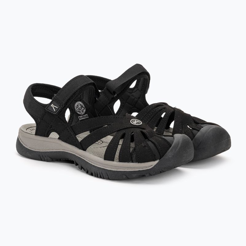 Damen-Trekking-Sandalen KEEN Rose schwarz/neutral grau 4