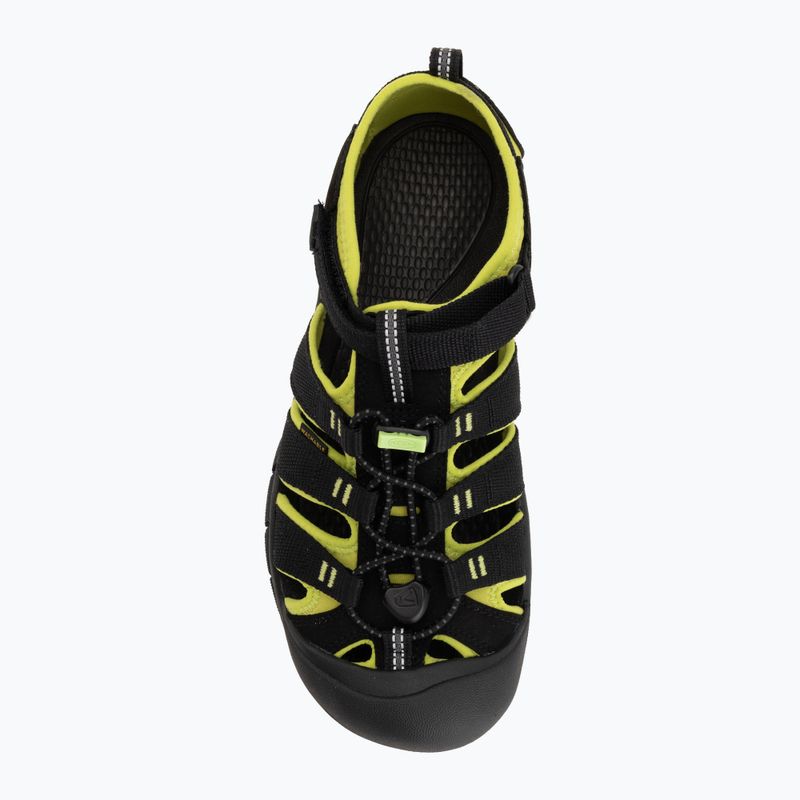 Kinder-Sandalen KEEN Newport H2 black/lime green 5