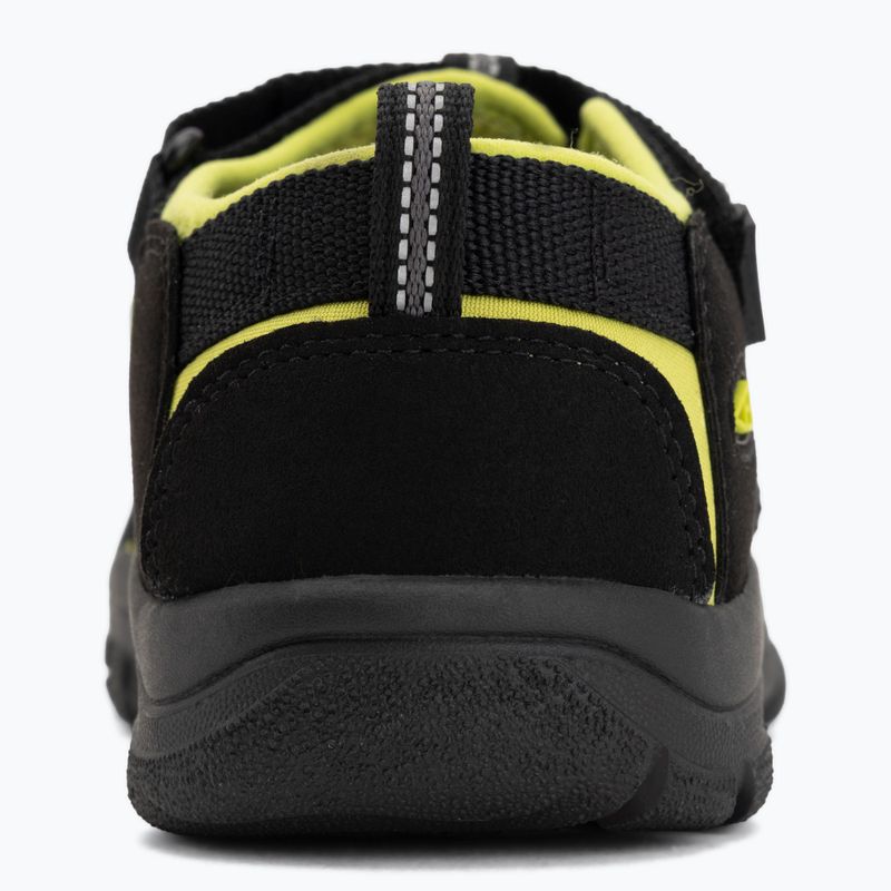 Kinder-Sandalen KEEN Newport H2 black/lime green 6
