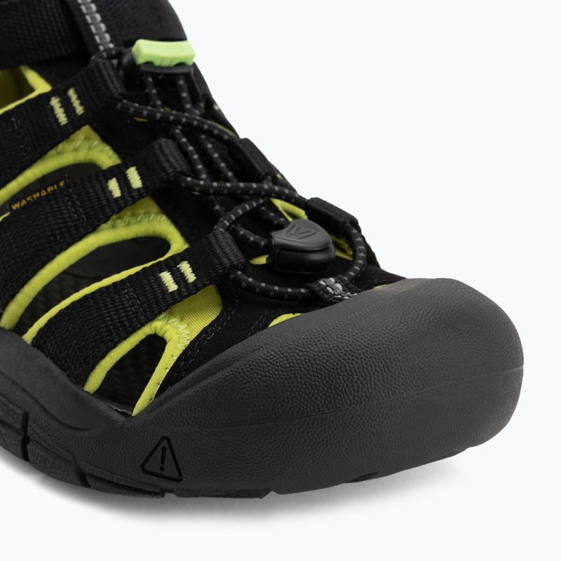 Kinder-Sandalen KEEN Newport H2 black/lime green 7