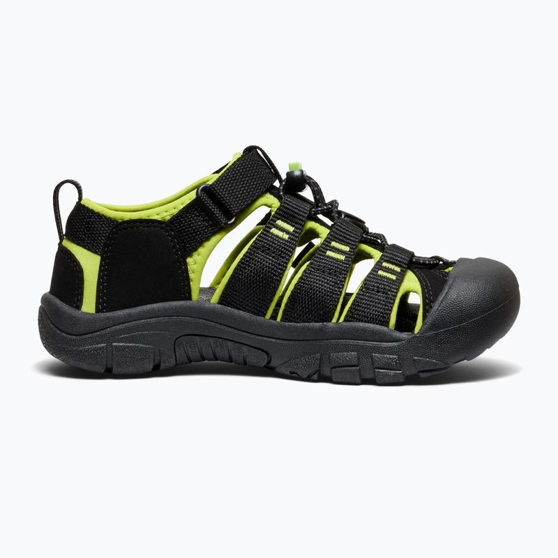 Kinder-Sandalen KEEN Newport H2 black/lime green 3