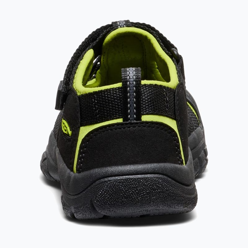 Kinder-Sandalen KEEN Newport H2 black/lime green 5
