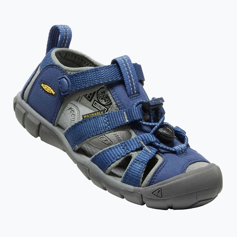 KEEN Seacamp II CNX blaue Tiefen/Gargoyole Kinder-Trekking-Sandalen