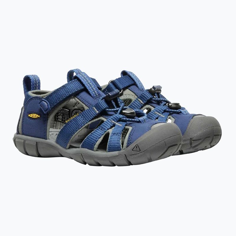 KEEN Seacamp II CNX blaue Tiefen/Gargoyole Kinder-Trekking-Sandalen