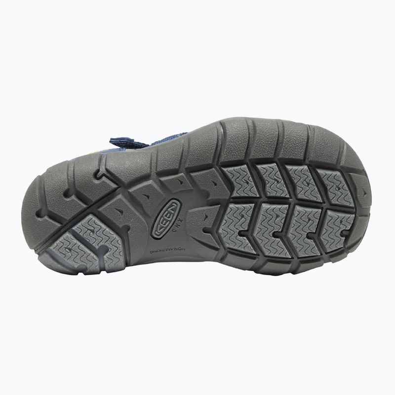 KEEN Seacamp II CNX blaue Tiefen/Gargoyole Kinder-Trekking-Sandalen