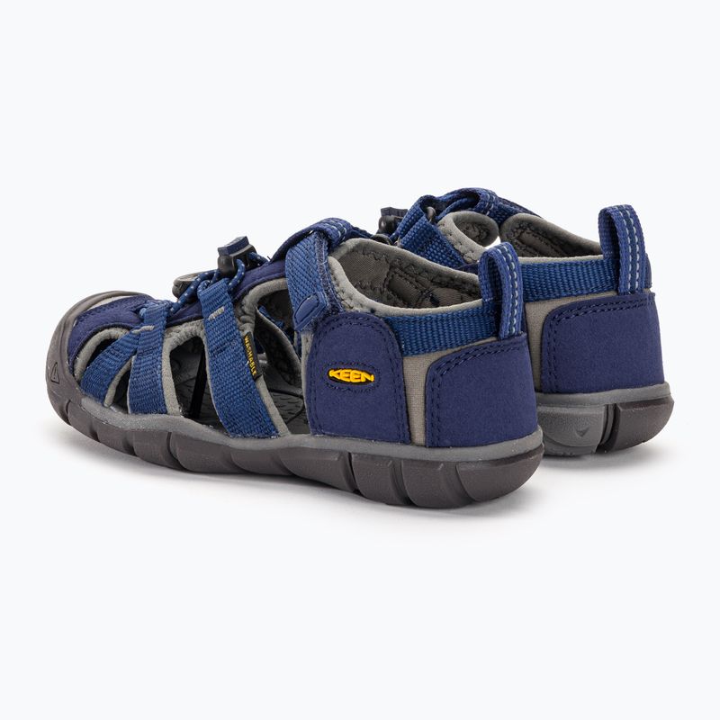 KEEN Seacamp II CNX blaue Tiefen/Gargoyole Kinder-Trekking-Sandalen