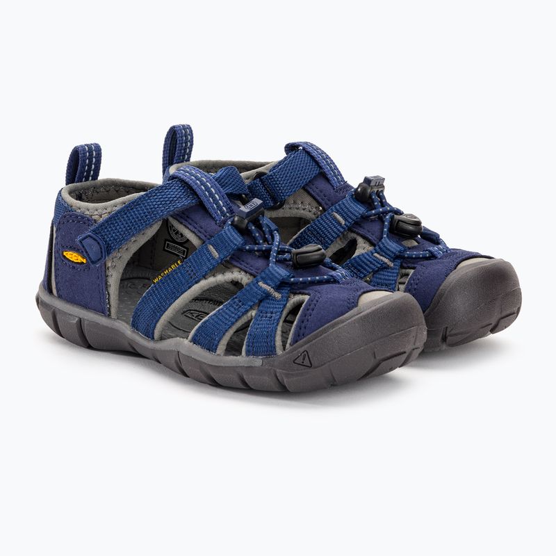 KEEN Seacamp II CNX blaue Tiefen/Gargoyole Kinder-Trekking-Sandalen